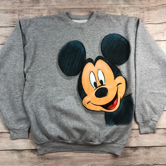 Disneyland Walt Disney World Mickey Mouse Vintage Sweatshirt - Picture 2 of 6